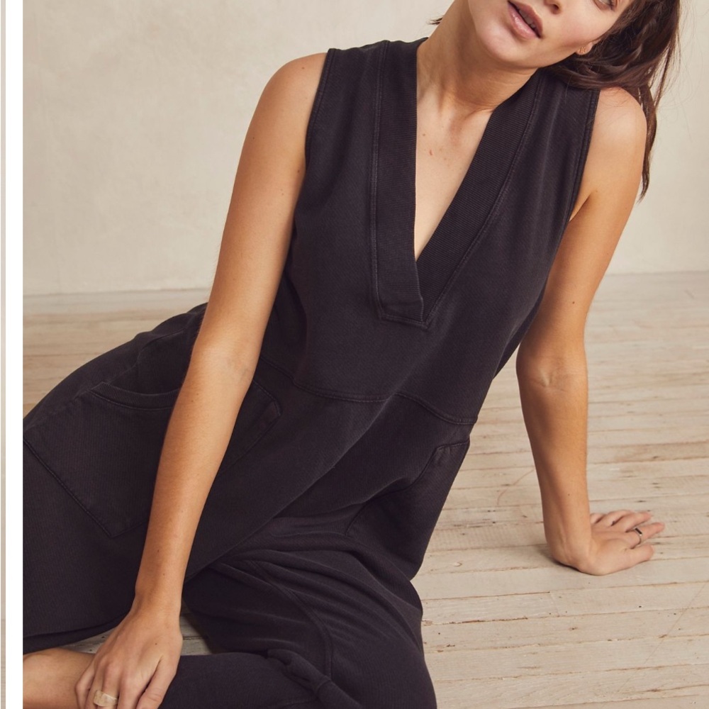 Free People washed black sweater jumper